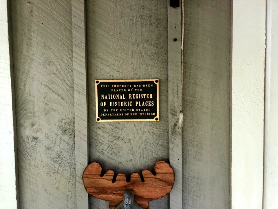 Historical Marker, Galatia Cabin, E. M. Backus Lodge (Cana… 