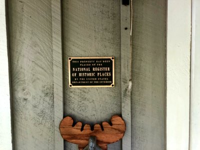 Historical Marker, Galatia Cabin, E. M. Backus Lodge (Cana… 