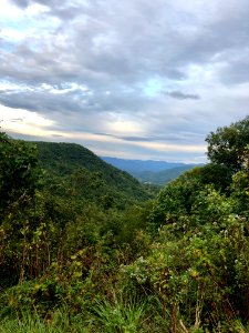 Cartoogechaye Creek Valley from Winding Stair Gap Overlook… 