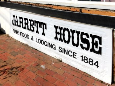 Sign, Jarrett House Hotel, Dillsboro, NC 
