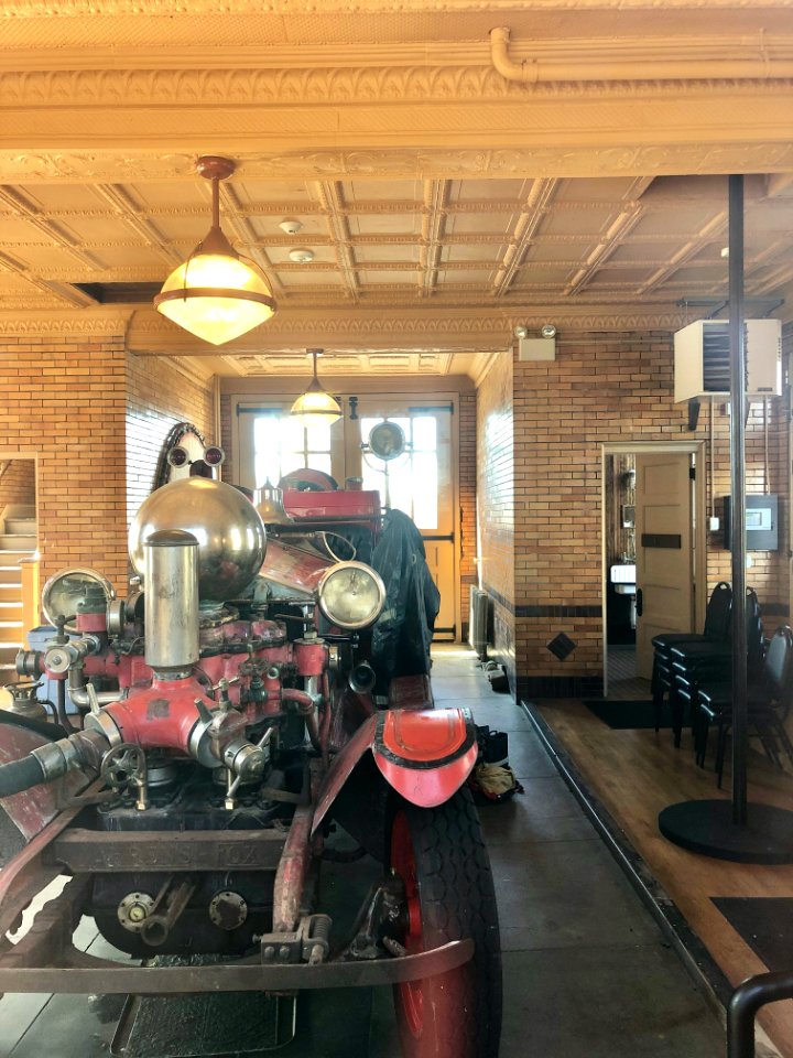 Interior, Old Norwood Fire Department Station 2, Norwood, … 