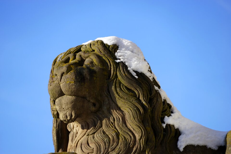 Stone park sculpture