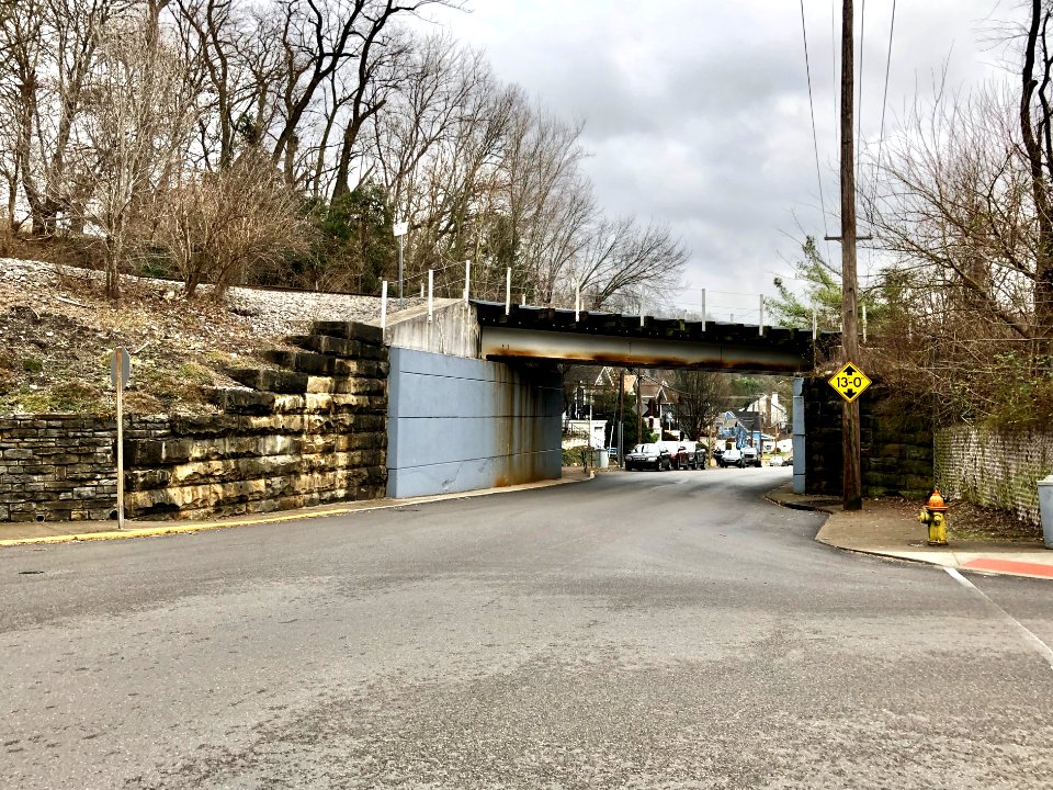 Railroad Underpass, Taylor Avenue, Bellevue, KY 