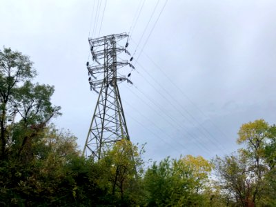 High-Voltage Power Transmission Tower, Botany Hills, Covin… 