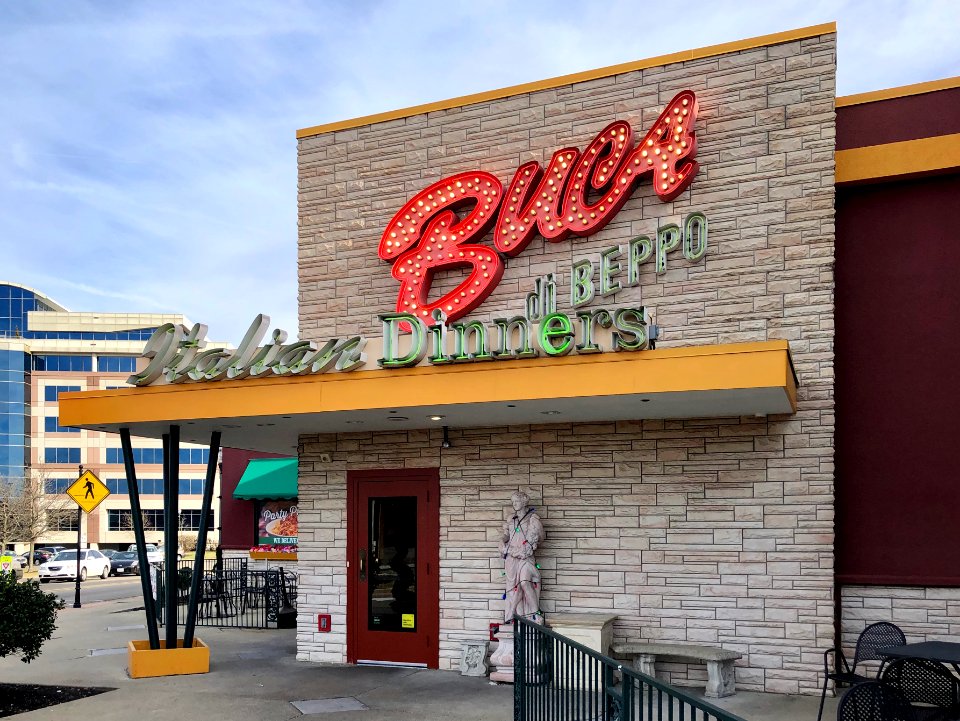 Sign, Buca di Beppo Italian Restaurant, Rookwood, Norwood,… 