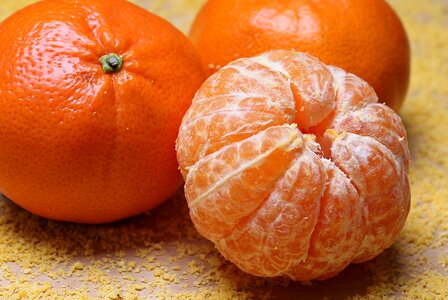 Clementines citrus fruit vitamins photo