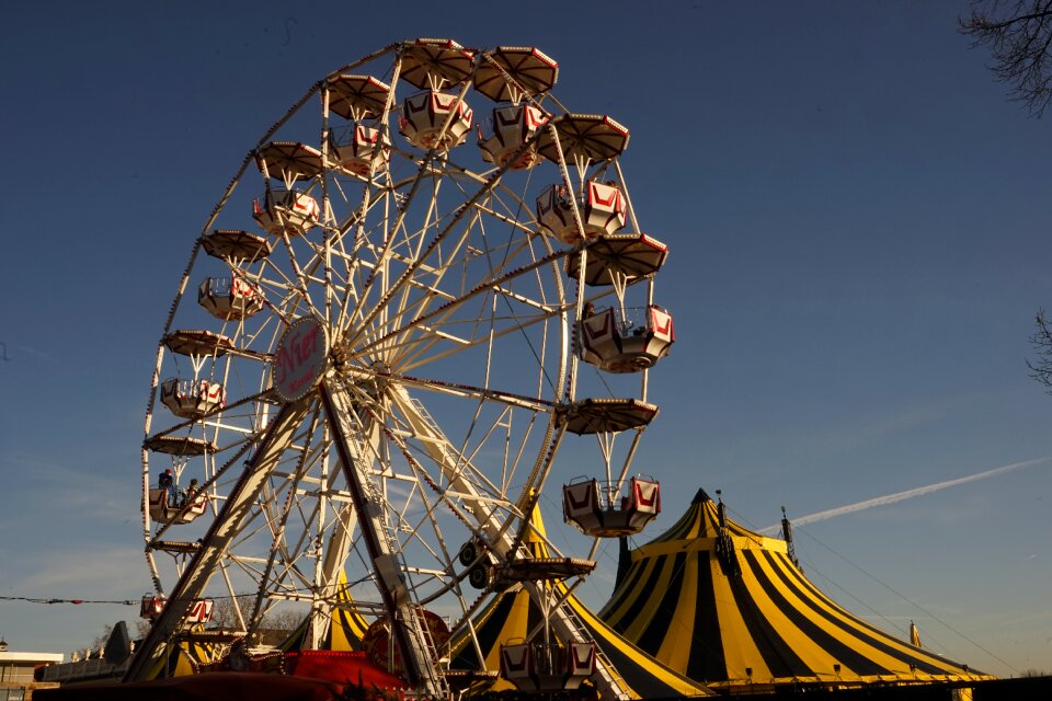 Folk festival fair carousel