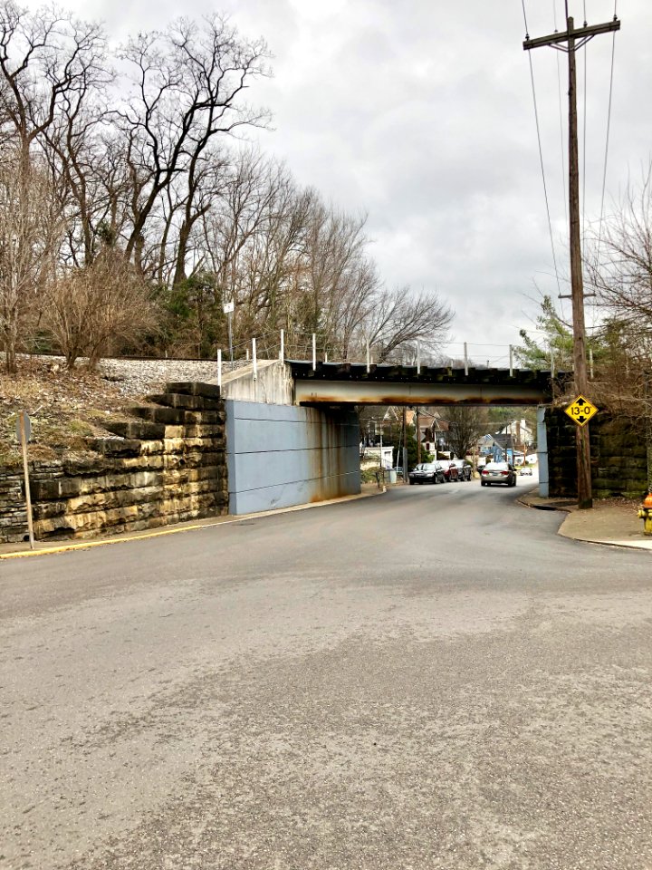 Railroad Underpass, Taylor Avenue, Bellevue, KY 