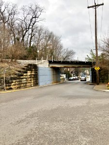 Railroad Underpass, Taylor Avenue, Bellevue, KY 
