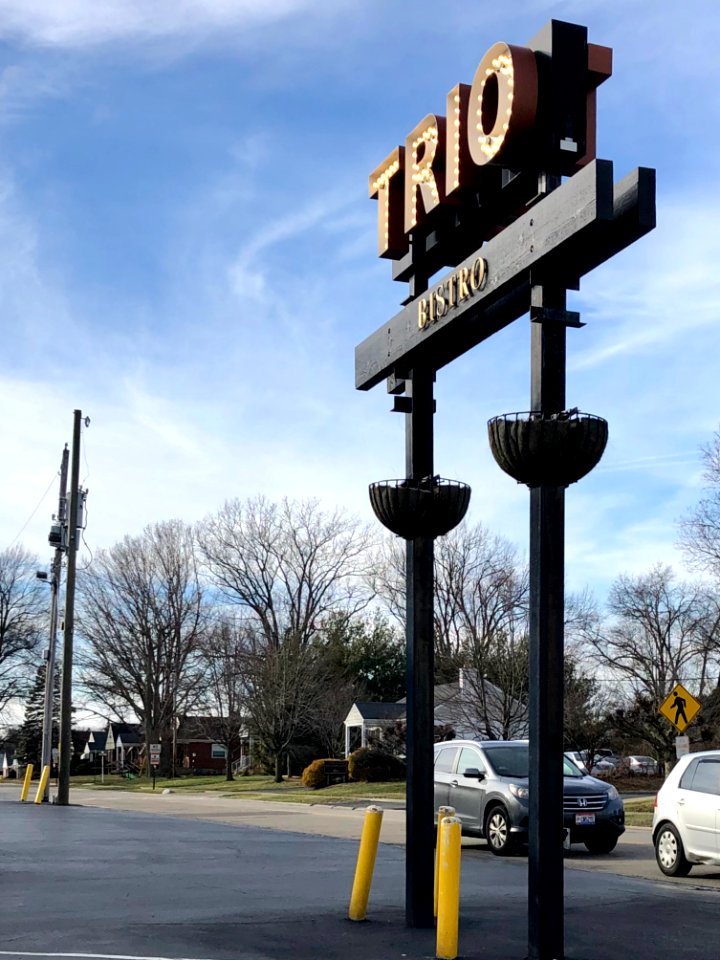 Trio Bistro Sign, Kenwood, Sycamore Township, OH 
