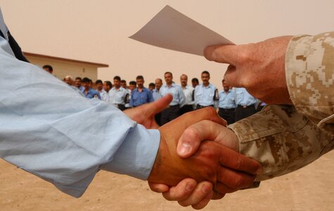 Army uniform transaction photo