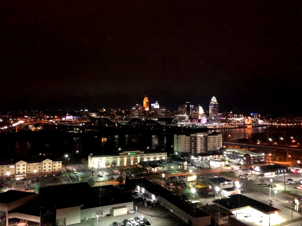 View from the Radisson Hotel, Covington, KY 