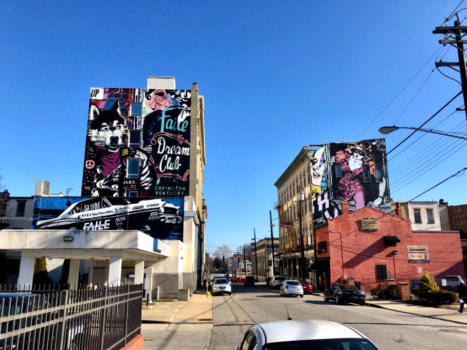 Faile-Dream-Club Mural, 6th Street, Covington, KY 