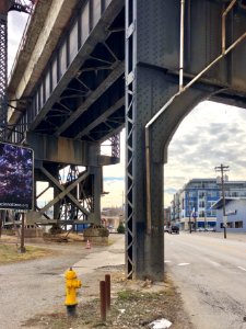 Approach to the C&O Railroad Bridge, Covington, KY 