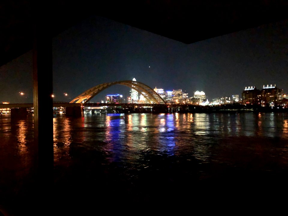 Cincinnati Skyline from The Chart House in Newport, KY 