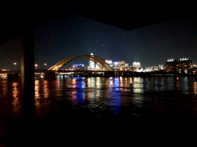 Cincinnati Skyline from The Chart House in Newport, KY 