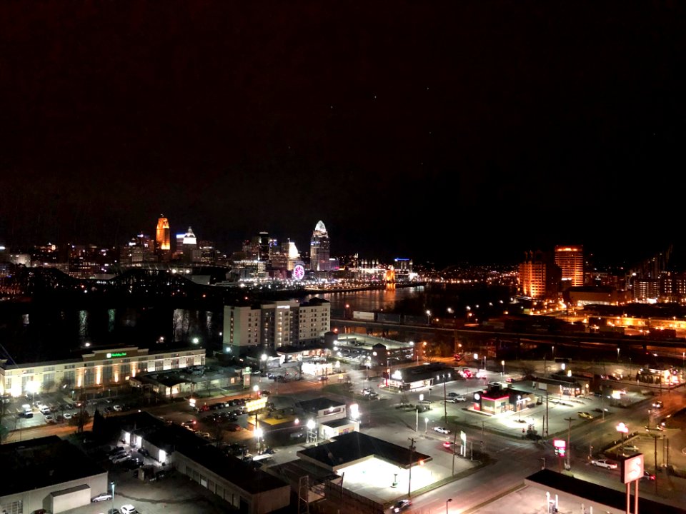 View from the Radisson Hotel, Covington, KY 