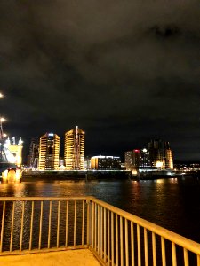 Rivercenter from the Roebling Bridge, Covington, KYn Skyli… 