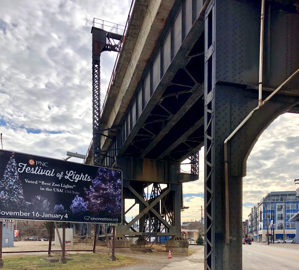 Approach to the C&O Railroad Bridge, Covington, KY 