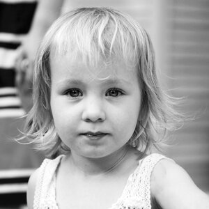 Baby girl bw pretty