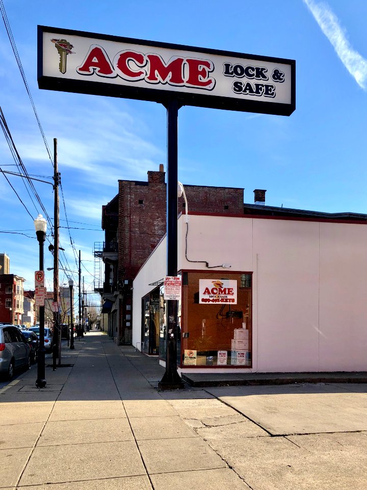 Acme Lock and Safe Sign, Madison Avenue, Covington, KY 