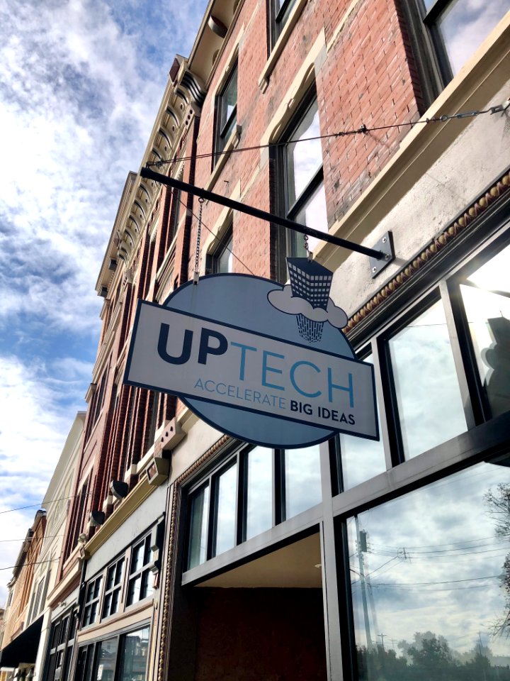 Up Tech Sign, Pike Street, Covington, KY 