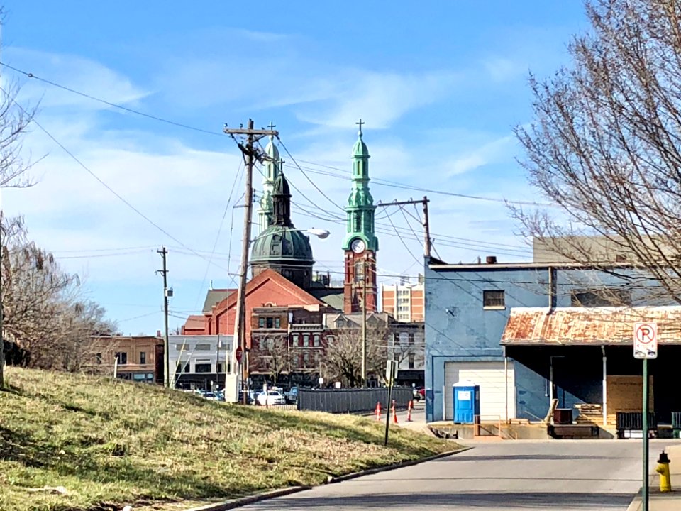 Mother of God Church from 10th and Washington, Covington, … 