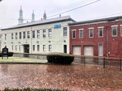 Snowfall, Harvey Court, Mutter Gottes, Covington, KY 