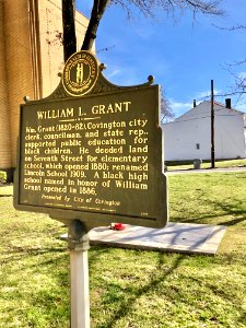 Historical Marker, Old Lincoln-Grant School, Greenup Stree… 