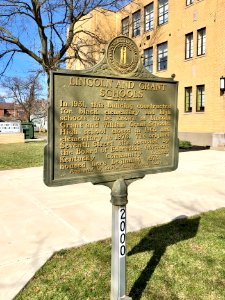 Historical Marker, Old Lincoln-Grant School, Greenup Stree… 