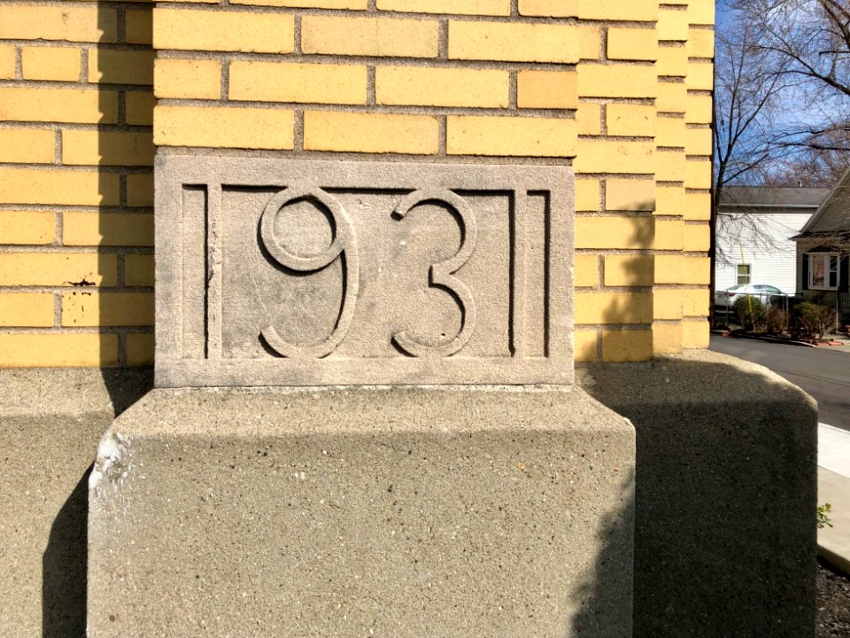 Cornerstone, Old Lincoln-Grant School, Greenup Street, Eas… 