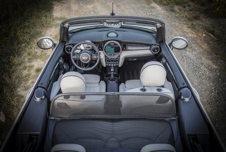 Auto inside the interior of the