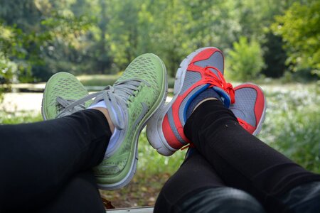Sneakers break fitness