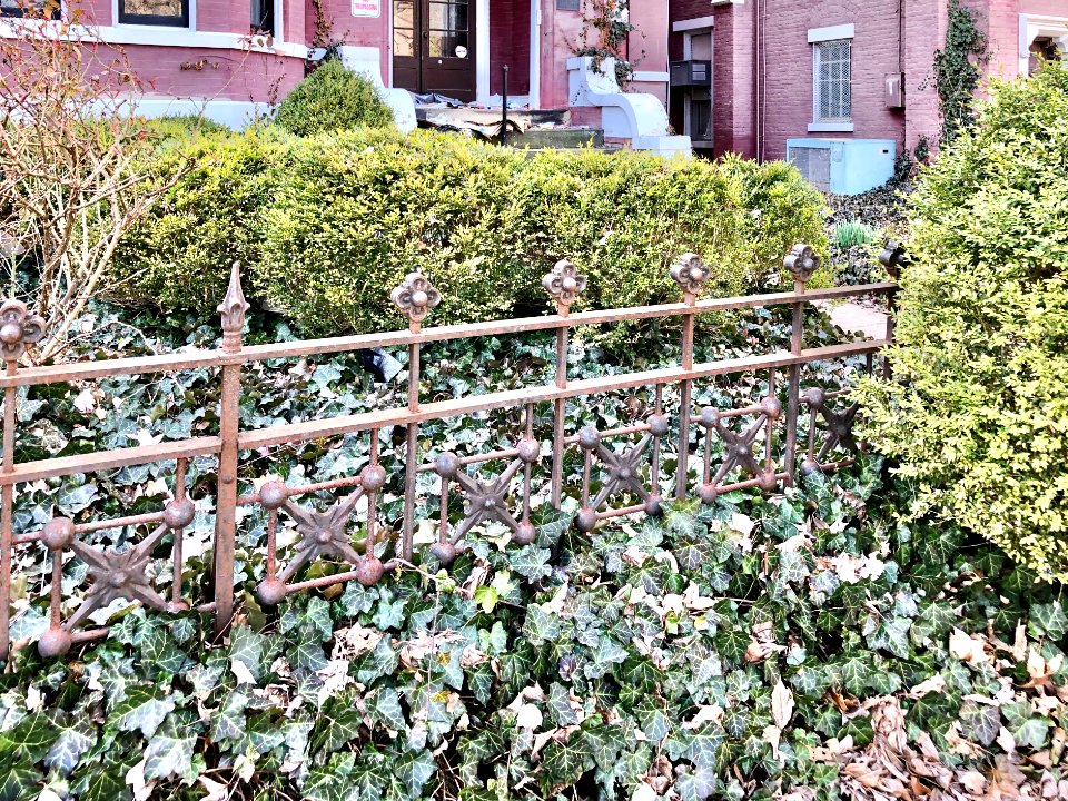 Fence, Old Parsonage, Old First United Methodist Church, L… 