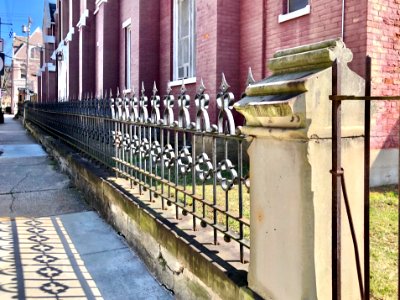 Fence, Old First United Methodist Church, Licking Riversid… 