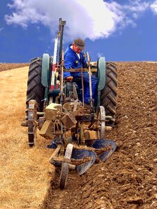 Plough soil rural photo