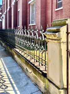 Fence, Old First United Methodist Church, Licking Riversid… 