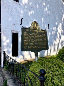 Historical Marker, John W. Stevenson House, Licking Rivers… 