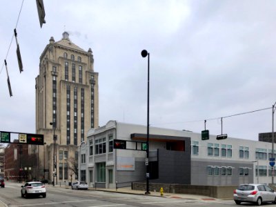 Times-Star Building and Broadway Street, Cincinnati, OH 