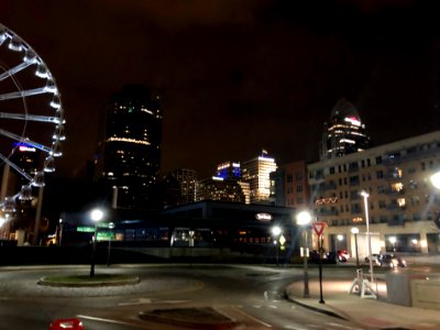 Cincinnati Skyline from Roebling Bridge, Cincinnati, OH 