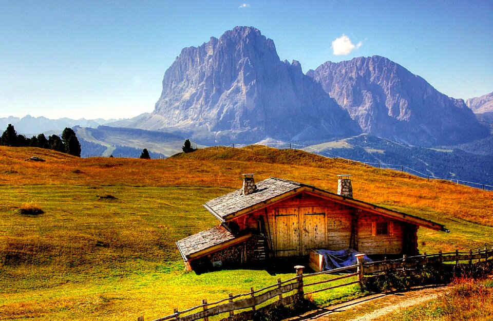 South tyrol view alpine