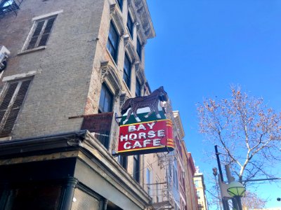 Bay Horse Cafe Sign, Main Street Historic District, Cincin… 