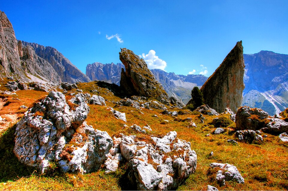 South tyrol view alpine