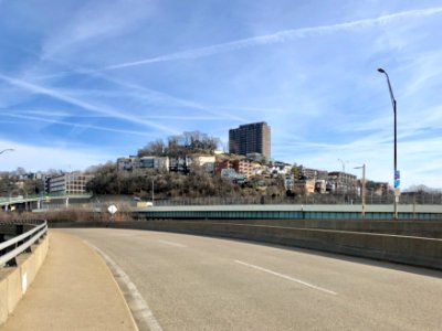 Mount Adams from the Gilbert Avenue Viaduct, Cincinnati, O… 