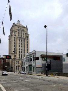 Times-Star Building and Broadway Street, Cincinnati, OH 