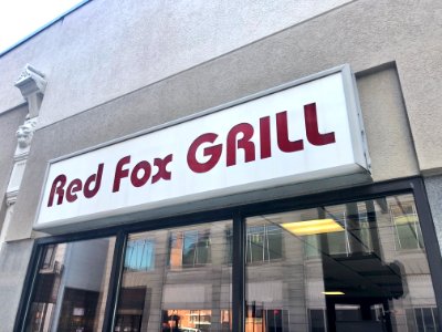 Red Fox Grill Sign, 6th Street, Cincinnati, OH 