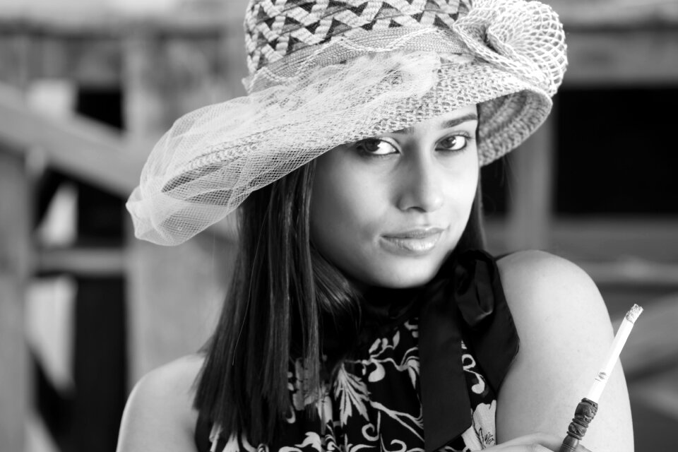 Woman face portrait