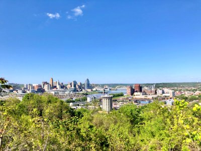Cincinnati Skyline from The Overlook, Devou Park, Kenton H… 