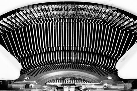 Structure black and white abstract