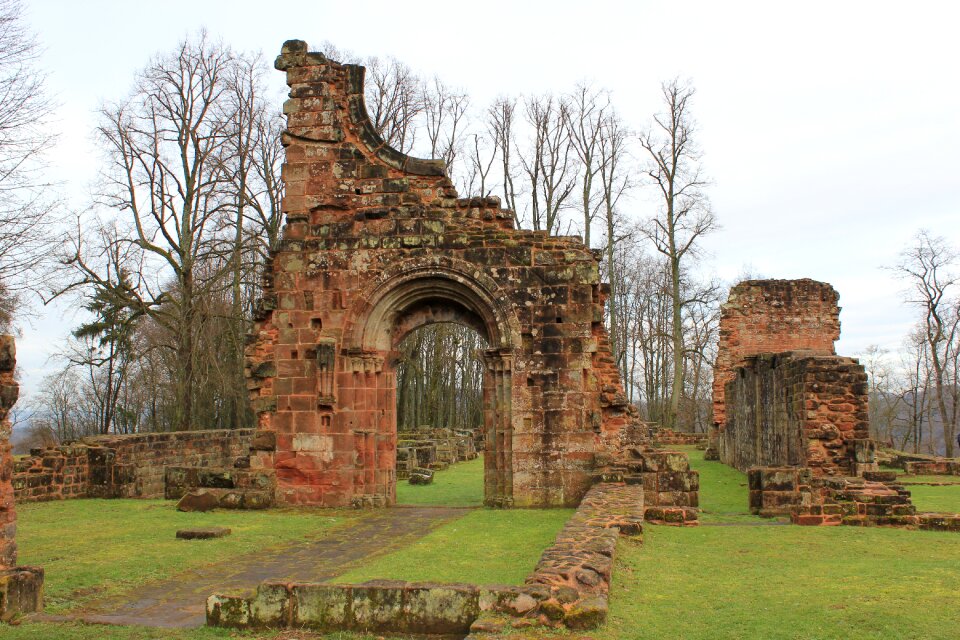 Monastery ruins destroyed historically